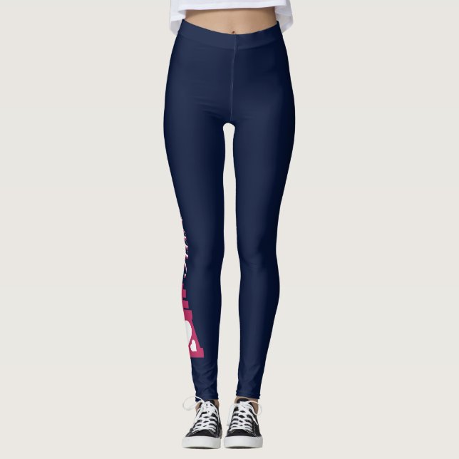 Klassisches Raincross mit Herz Leggings (Vorderseite)