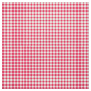 Klassisches Red Gingham Country Pattern Stoff