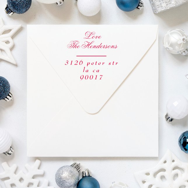 Klassisches RED Holiday-Label Permastempel (Von Creator hochgeladen)