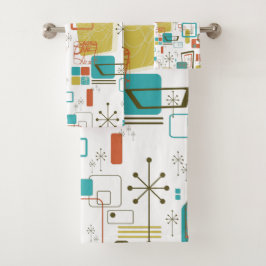 Klassisches Retro Badhandtuch Set