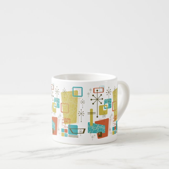 Klassisches Retro Espressotasse (Vorderseite Rechts)