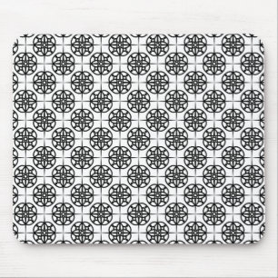 Klassisches Retro-Feeling geometrisches Muster Mousepad