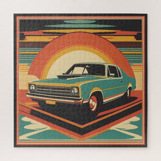 Klassisches Retro-Vintage-Poster (Vertikal)