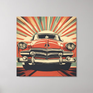Klassisches Retro-Vintage-Poster Leinwanddruck