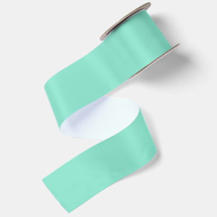 Klassisches Robin-Ei-Blau Volltonige Pastellfarbe Satinband