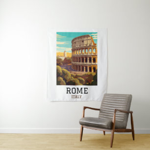 Klassisches Rom Italien Kolosseum Historisch Wandteppich