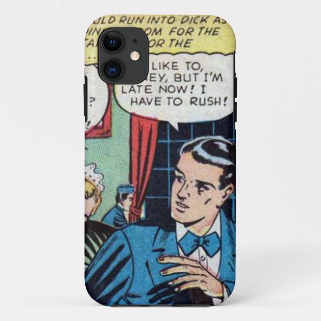 Klassisches Romantisches Comic der 50er Jahre Case-Mate iPhone Hülle (Rückseite)