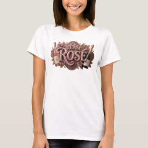 Klassisches Rosa TEAM ROS Quote Shirt