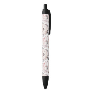 Klassisches rosa u. graues Muster Kugelschreiber