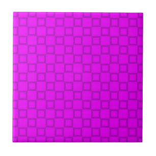 Klassisches Rosa und lila Tile Fliese