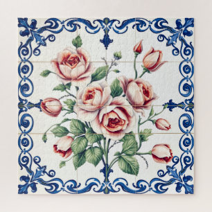 klassisches Rosenbouquet-Puzzle