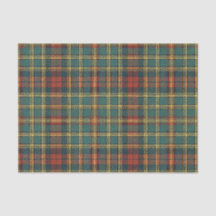 Klassisches Rot- und Grün-Schottisch-Tartan-Karo-M