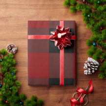 Klassisches Rotes Buffalo-Kariertes Wrapping Paper