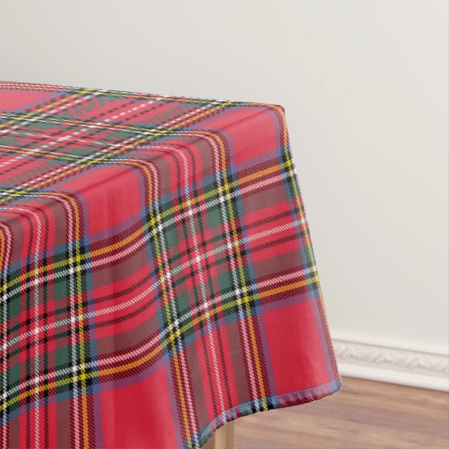 Klassisches rotes Karo  Tischdecke (Beispiel)