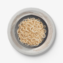 Klassisches Round-Stickers-Noodle-Design