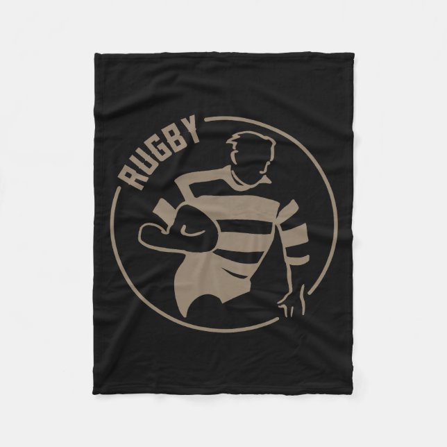 Klassisches Rugby Fleecedecke (Vorderseite)