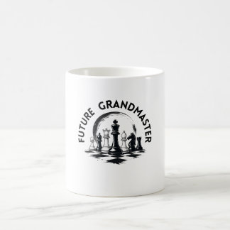 Klassisches Schachdesign mit König Strategie Kaffeetasse
