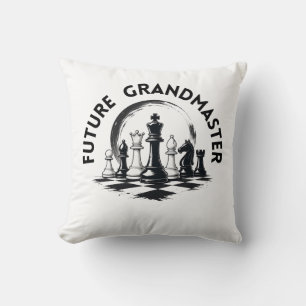 Klassisches Schachdesign mit König Strategie Kissen