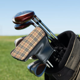 Klassisches schickes schottisches Tartan-Muster Golf Headcover