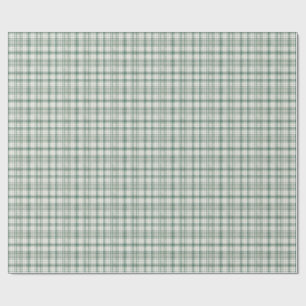 Klassisches schottisches Salbeigrün-Tartan-Karo-Mu Geschenkpapier