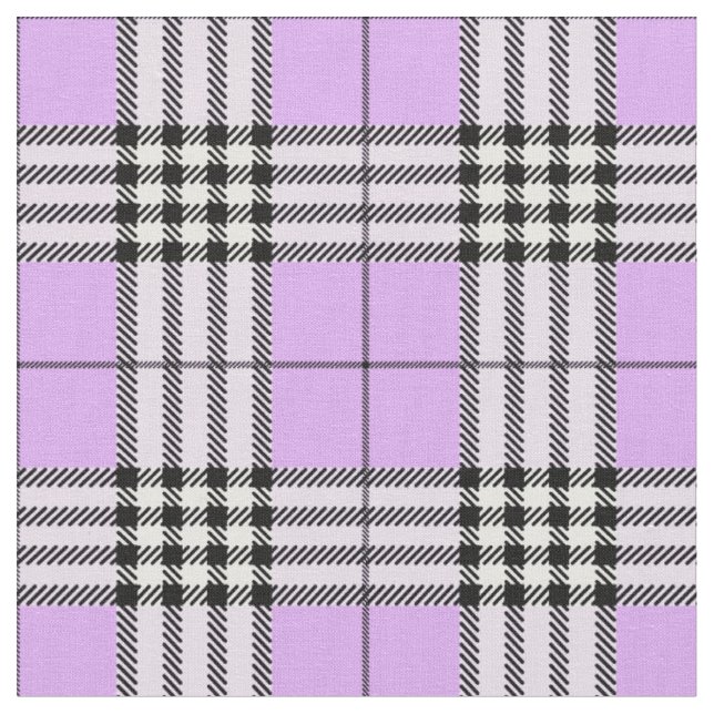 Klassisches schottisches Tartan-Muster Lila Stoff (Nahaufnahme)