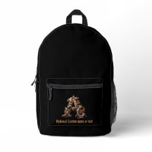 Klassisches Schwarz mit elegantem Barockmonogramm