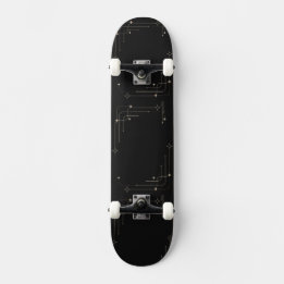 Klassisches Schwarz Skateboard