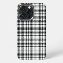 Klassisches Schwarz/Weiß Kariert iPhone 13 Pro Hülle