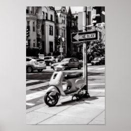Klassisches Scooter-Poster | New York Poster