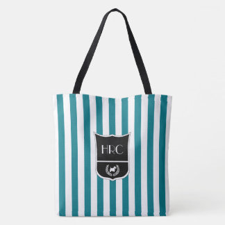 Klassisches Scottie-Monogramm personifizieren Tasche