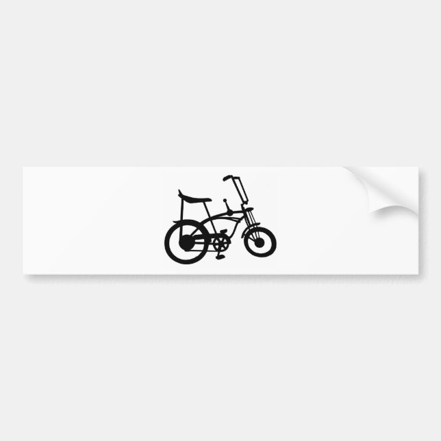 KLASSISCHES Sechzigerjahre FAHRRADBICYLE SCHWINN Autoaufkleber (Vorne)
