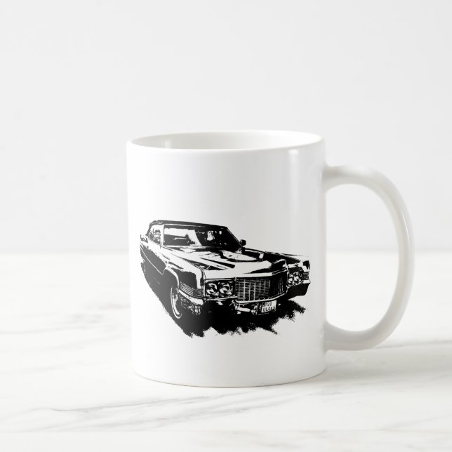 klassisches seltenes Cadillac-Reihe deville Kaffeetasse (Rechts)