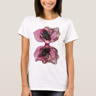 Klassisches Silber ABSTRACT ART Grafikdesign T-Shirt