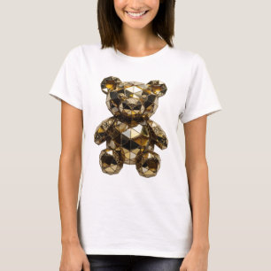 Klassisches Silber ABSTRACT ART Grafikdesign T-Shirt