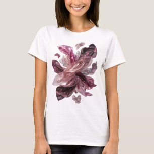 Klassisches Silber ABSTRACT ART Kundenspezifisches T-Shirt