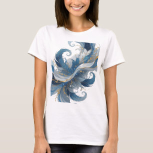 Klassisches Silber FEDERN DES NORDENS T-Shirt