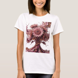 Klassisches Silber FLOWERS IN JUICE Tragbare Kunst T-Shirt