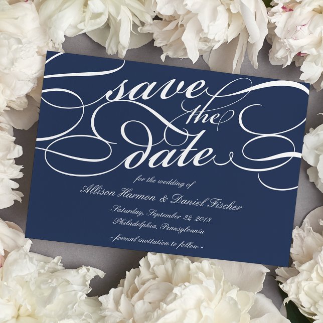 Klassisches Skript Save the Date | Marine (Von Creator hochgeladen)
