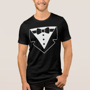 Klassisches Smoking-Grafik-Shirt Tri-Blend Shirt