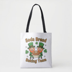 Klassisches Soda-Brot-Backteam Selbstgebackenes Br Tasche