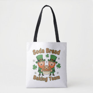 Klassisches Soda-Brot-Backteam Selbstgebackenes Br Tasche