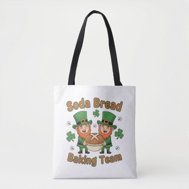 Klassisches Soda-Brot-Backteam Selbstgebackenes Br Tasche (Vorderseite)