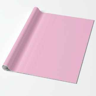Klassisches Solid Soft Pink Geschenkpapier