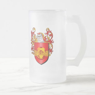 Klassisches spanisches Fußball Futbol Wappen Mattglas Bierglas