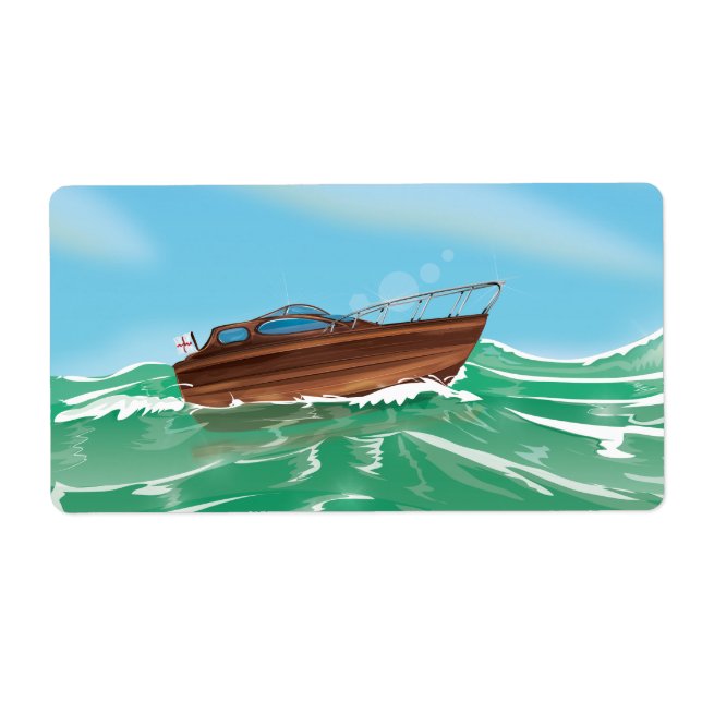 Klassisches Speedboot (Vorne)