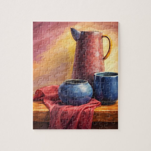 Klassisches Stilleben-Kunstpuzzle (Vertikal)