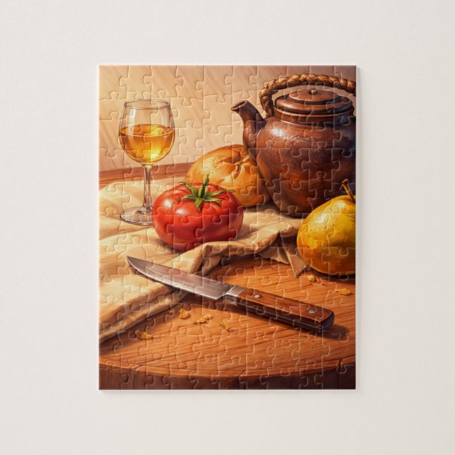 Klassisches Stilleben-Kunstpuzzle (Vertikal)