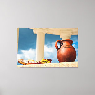 Klassisches Stillleben mit einem Werfer Leinwanddruck