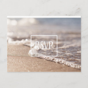 Klassisches Strand UAWG Wedding Einladungspostkarte