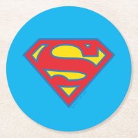 Klassisches Supergirl-Logo mit blauer Kontur